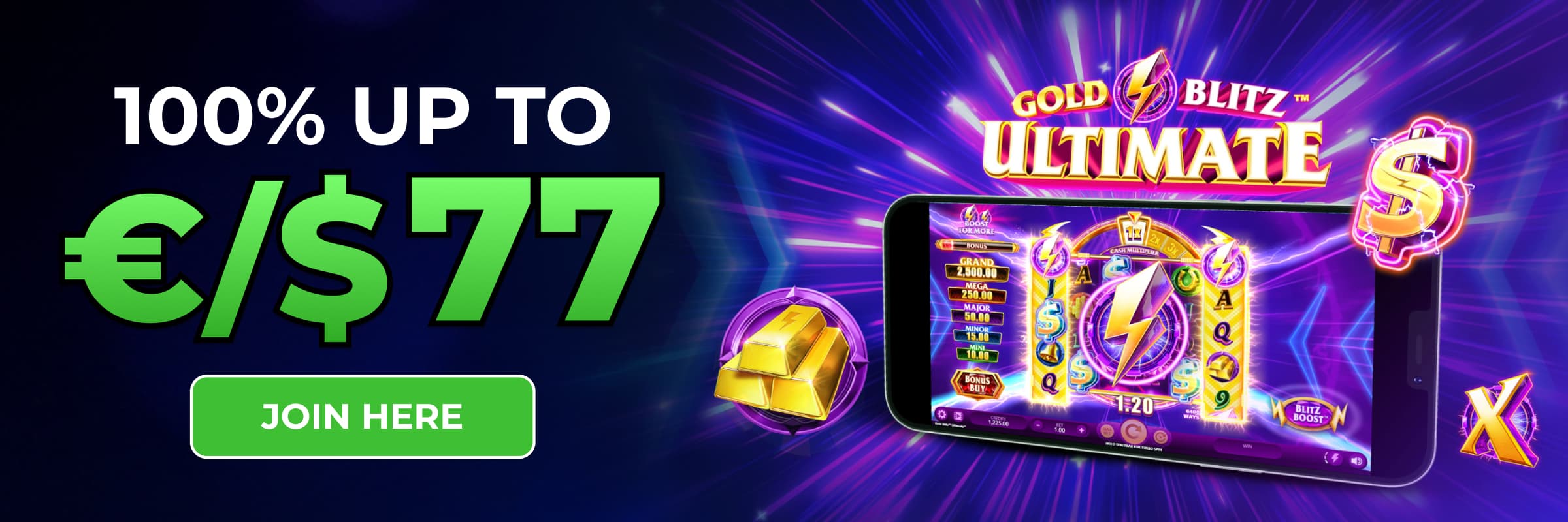 Mr Luck Welcome Offer